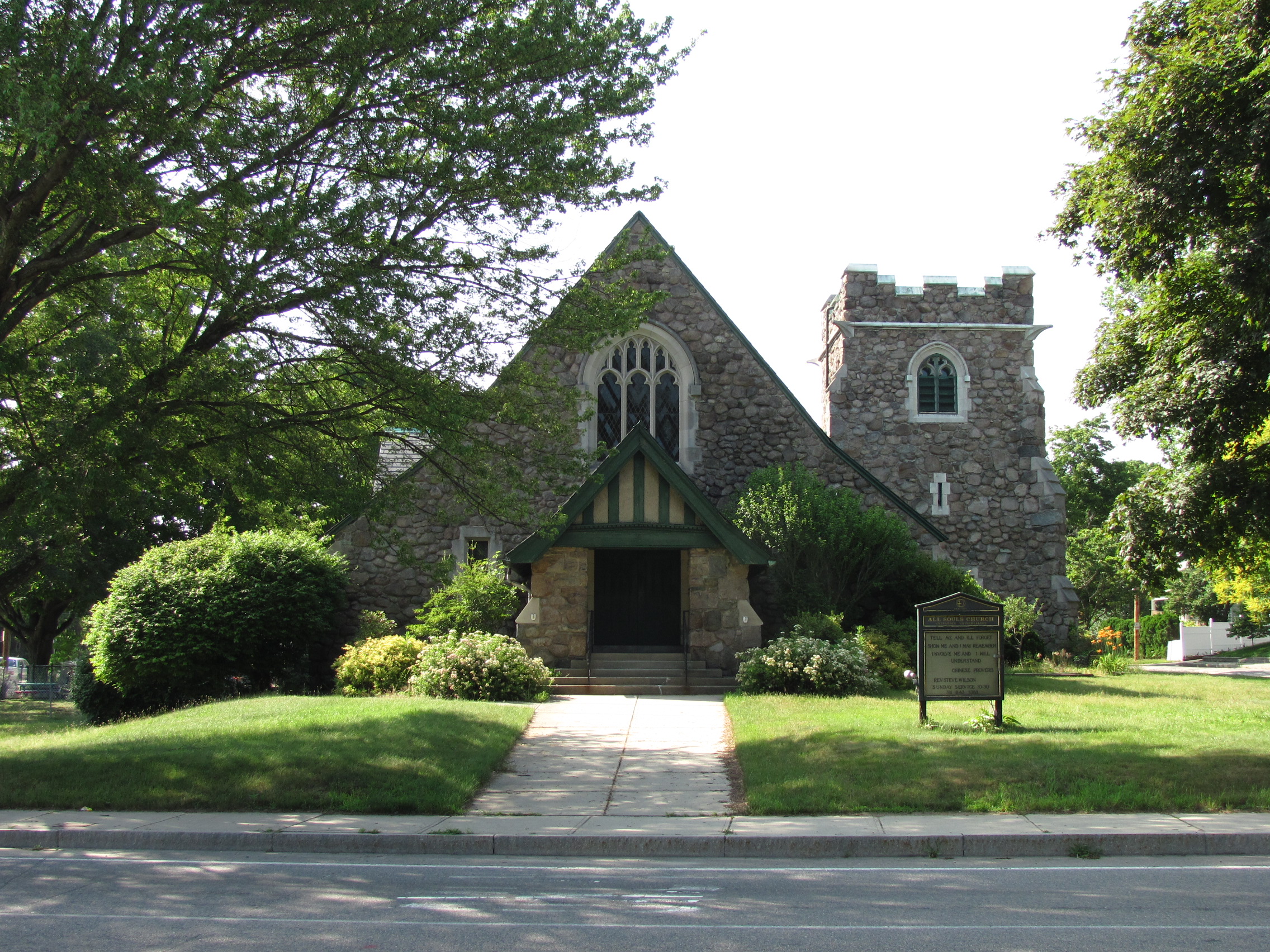 All Souls Church in Braintree, Massachusetts
